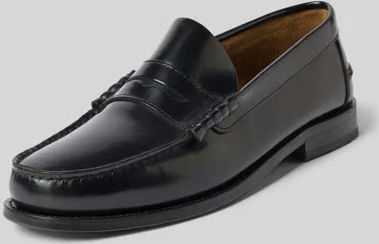 Henry Stevens Loafers van leer model 'Hunter'