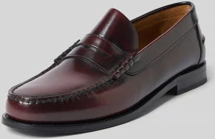 Henry Stevens Loafers van leer model 'Hunter'
