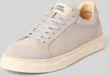 Henry Stevens Sneakers van leer met labeldetail model 'Travis'