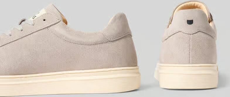 Henry Stevens Sneakers van leer met labeldetail model 'Travis' - Foto 2