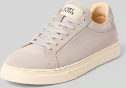 Henry Stevens Sneakers van leer met labeldetail model 'Travis'