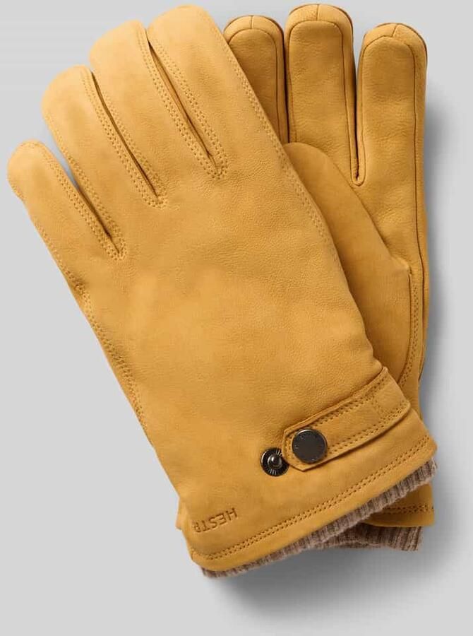 Hestra Handschoenen van echt leer model 'Bergvik'