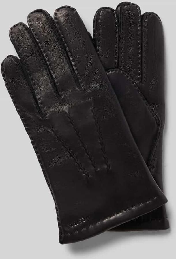 Hestra handschoenen van echt leer model 'Edward'
