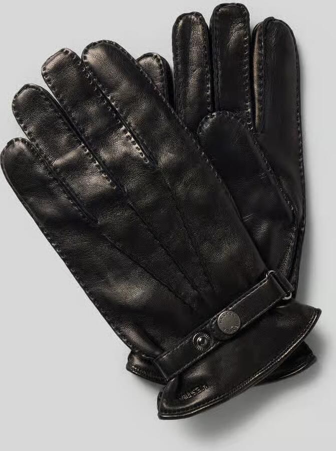 Hestra handschoenen van echt leer model 'Jake'