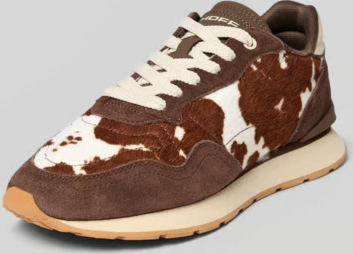 HOFF Sneakers van leermix met dierendetail model 'City' - Foto 2