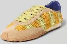 HOFF Sneakers van leermix met gehaakte detail model 'Bridge'