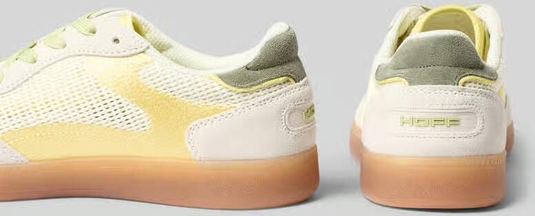 HOFF Sneakers van leermix met haakwerkdetail model 'Park' - Foto 2
