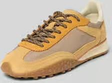 HOFF Sneakers van leermix met logodetail model 'Bridge'