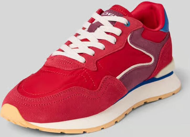 HOFF Sneakers van leermix met logodetail model 'CITY DOPAMINE BERRY'