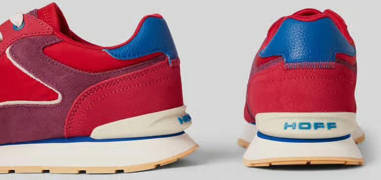 HOFF Sneakers van leermix met logodetail model 'City' - Foto 2