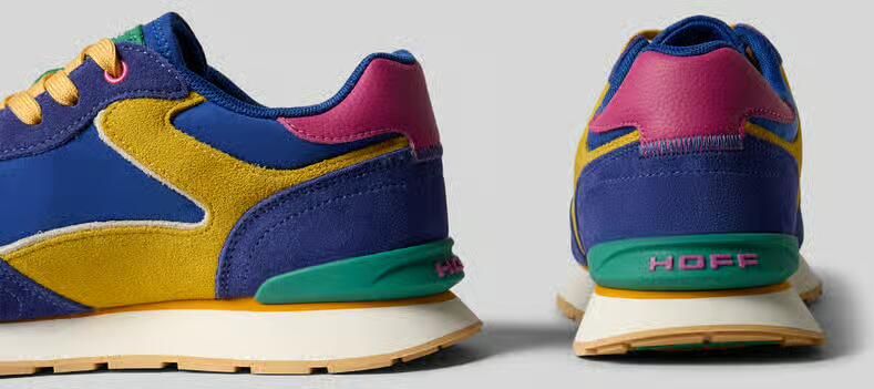 HOFF Sneakers van leermix met logodetail model 'City' - Foto 2