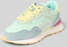 HOFF Sneakers van leermix met logodetail model 'City'