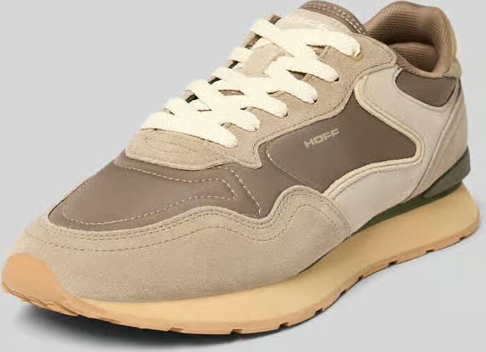 HOFF Sneakers van leermix met logodetail model 'City' - Foto 3