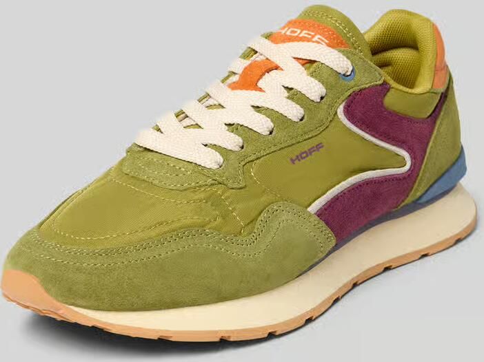 HOFF Sneakers van leermix met logodetail model 'City' - Foto 4
