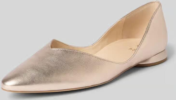 Högl Ballerina's van Leer in Metallic look