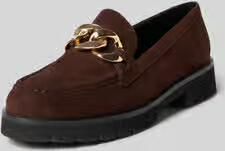 Högl Loafers van echt leer met sierdetail