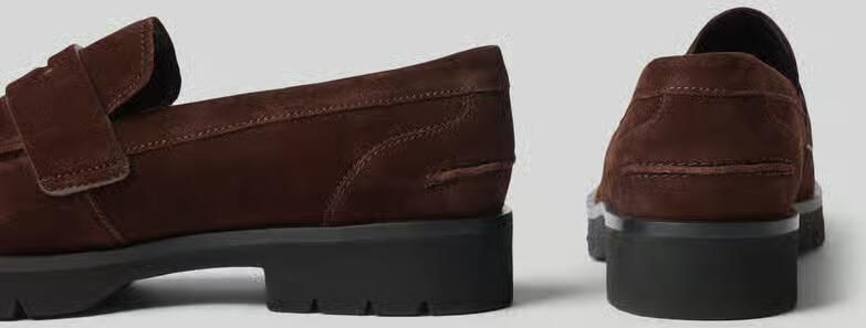 Högl Loafers van velours met geprofileerde zool - Foto 2