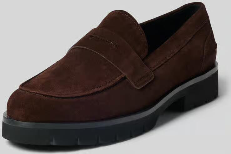 Högl Loafers van velours met geprofileerde zool - Foto 2