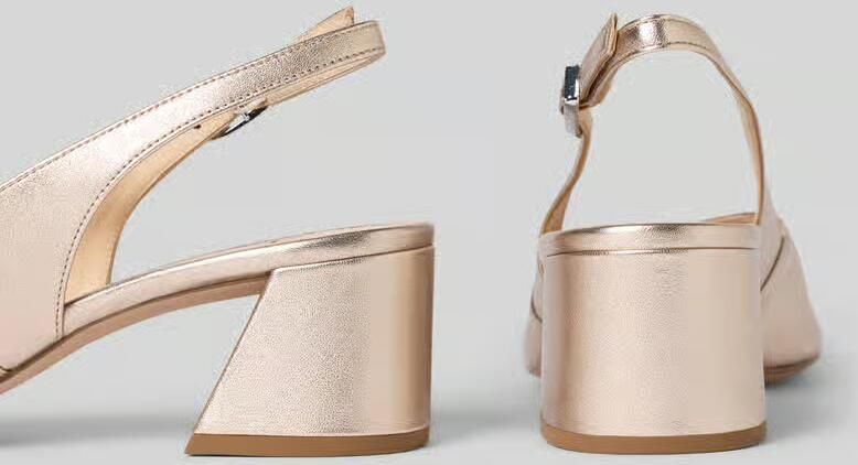 Högl Pumps van echt leer met open hiel - Foto 2