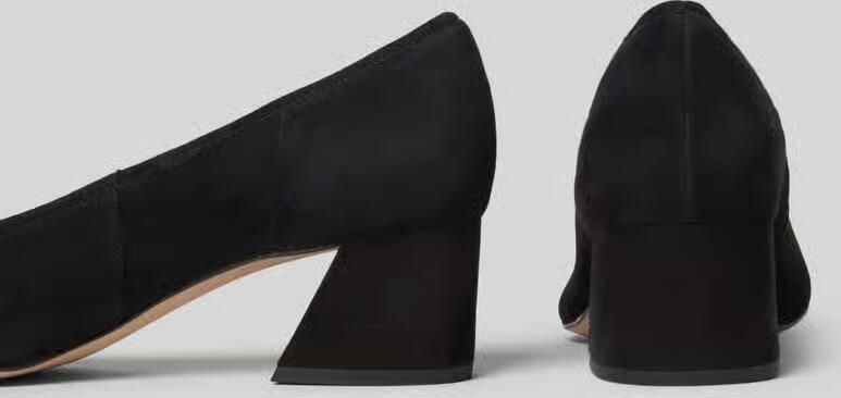 Högl Pumps van leer met blokhak - Foto 2