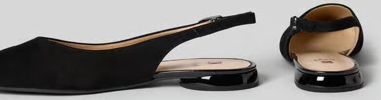 Högl Pumps van leer met riempjes en doornsluiting - Foto 2