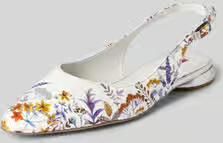 Högl Slingbacks van leer met doornsluiting
