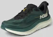 HOKA sneakers met labeldetails en vetersluiting
