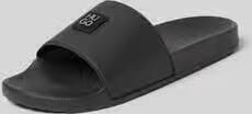 HUGO Badslippers met labelpatch model 'TIMEIN_SLID_PHHW' - Foto 3