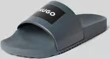 HUGO Badslippers met logoprint model 'TIMEIN_SLID_PH'