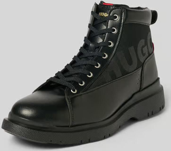 HUGO Boots van echt kalfsleer model 'Nash_halb'