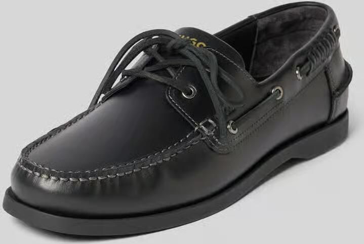 HUGO Loafer van echt leer model 'DARCY_BOAT_IT'