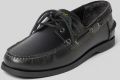 HUGO Loafer van echt leer model 'DARCY_BOAT_IT' - Zwart