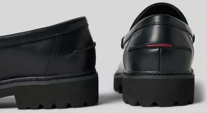 HUGO Loafers van echt leer model 'Draven_loaf_bo_BP' - Foto 2