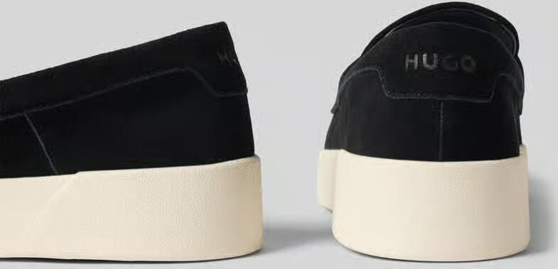 HUGO Loafers van echt rundleer model 'Lyde_mocc_sd' - Foto 2