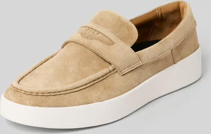 HUGO Loafers van echt suède model 'LYDE_MOCC_SD' - Foto 6
