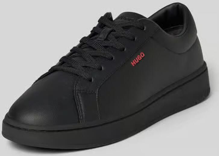 HUGO Low-top-sneakers met Label in reliëf Model 'NESTON_TENN_PU' - Foto 8