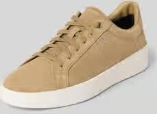 HUGO Low top sneakers van puur suède model 'LYDE_TENN'