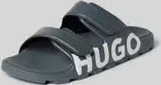 HUGO sandalen met logoprint
