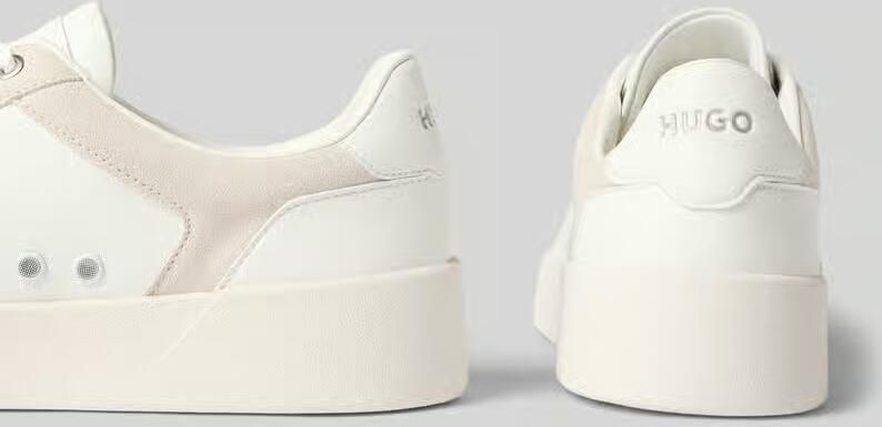 HUGO Sneakers met echt leer garnering model 'Lyde_tenn_sdpu' - Foto 2