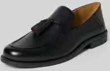 HUGO Tassel loafers van echt leer