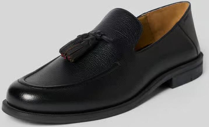 HUGO Tassel loafers van echt leer