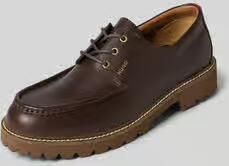 HUGO Veterschoenen van echt leer model 'Draven_derb_pley_BP'