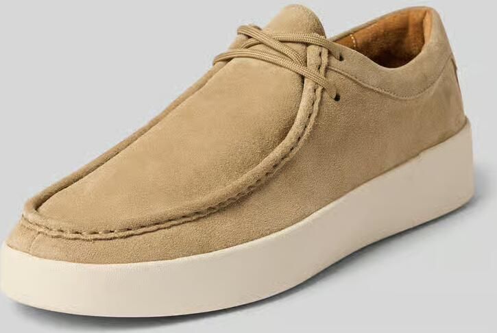HUGO Veterschoenen van echt leer model 'Lyde_derb_sd'