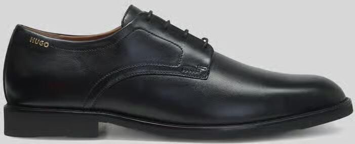 HUGO Veterschoenen van echt rundleer model 'Ginsby_derb_lt'