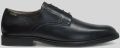 HUGO Veterschoenen van echt rundleer model 'Ginsby_derb_lt' - Zwart
