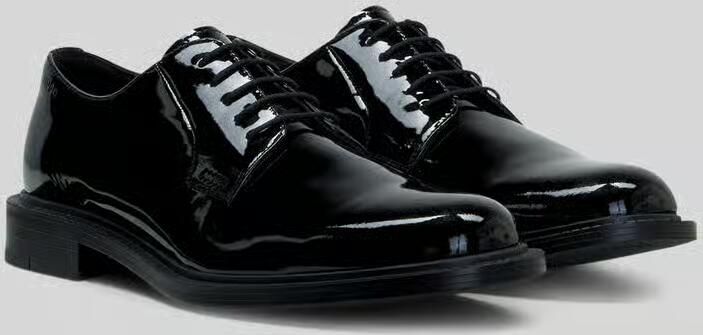 HUGO Veterschoenen van runder nappa met laklook