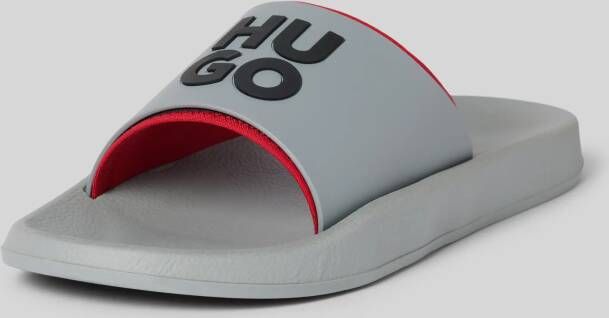 HUGO CLASSIFICATION Slippers met labelprint model 'Nil'