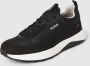 HUGO Lage Sneakers Heren Kane Runn Maat: 40 Materiaal: Leer Kleur: Zwart - Thumbnail 3
