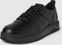 HUGO Kilian Tenn Lage sneakers Leren Sneaker Heren Zwart - Thumbnail 3