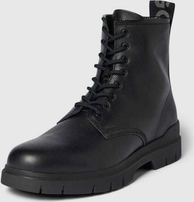 Hugo Boss Ryan veterboot van leer met logo